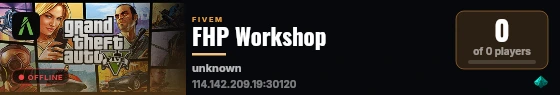 FHP Workshop live status badge