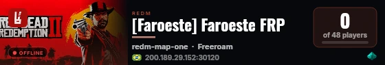 [Faroeste] Faroeste FRP live status badge