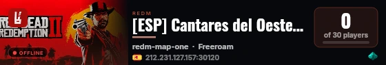[ESP] Cantares del Oeste TEST live status badge