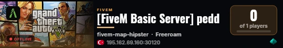 [FiveM Basic Server] pedd live status badge