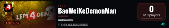 BaoWeiKeDemonMan live status badge