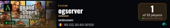 ogserver live status badge