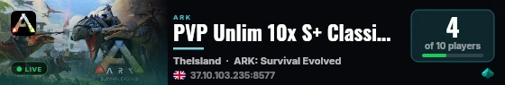 PVP Unlim 10x S+ ClassicFly - (v361.7) live status badge