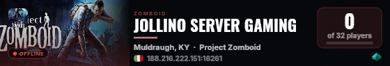 JOLLINO SERVER GAMING live status badge