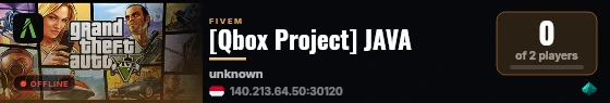 [Qbox Project] JAVA live status badge