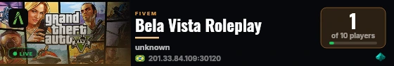 Bela Vista Roleplay  live status badge