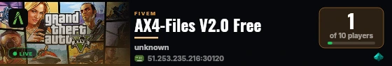 AX4-Files V2.0 Free live status badge