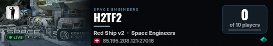 H2TF2 live status badge