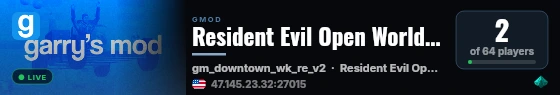 Resident Evil Survival live status badge