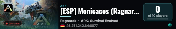 [ESP] Monicacos (Ragnarok PvP  Farm x1.3 Tame x2.5 Exp x1.5 - ( live status badge