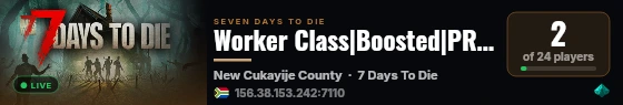 Worker Class|Boosted|PROJECT Z live status badge