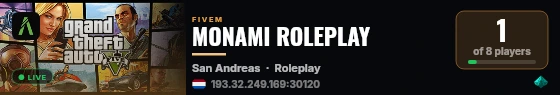 MONAMI ROLEPLAY live status badge