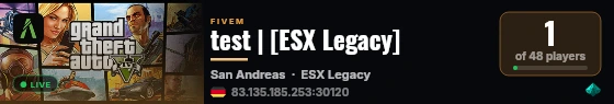 test | [ESX Legacy] live status badge