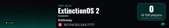 ExtinctionOS 2 live status badge