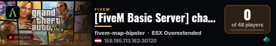 [FiveM Basic Server] change-me live status badge