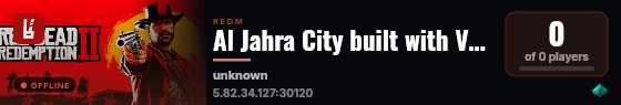 Al Jahra City built with VORPCore! live status badge