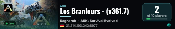 Les Branleurs - (v361.7) live status badge