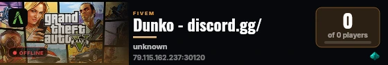 Dunko - discord.gg/ live status badge