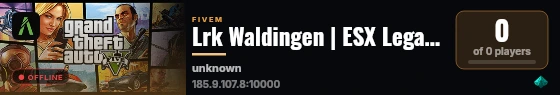 Lrk Waldingen | ESX Legacy Server live status badge