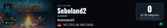 Seboland2 live status badge