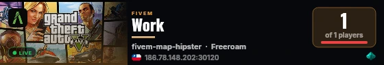 Work live status badge