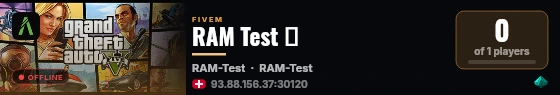 RAM Test ♪ live status badge