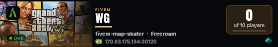 WG live status badge