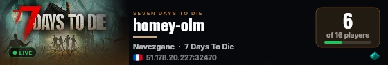 homey-olm live status badge