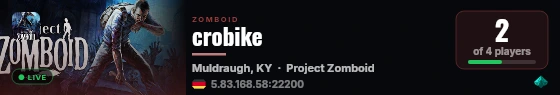 crobike live status badge