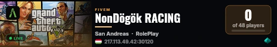 NonDögök RACING live status badge