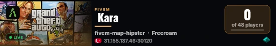  Kara live status badge