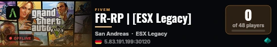 FR-RP | [ESX Legacy] live status badge