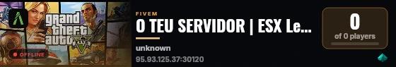 O TEU SERVIDOR | ESX Legacy live status badge