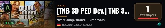 [TNB 3D PED Dev.] TNB 3D PED Dev. live status badge