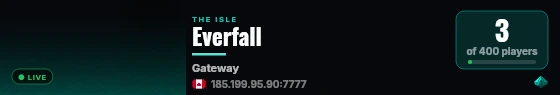 Everfall live status badge
