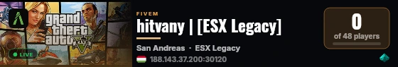 hitvany | [ESX Legacy] live status badge