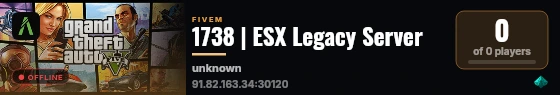 1738 | ESX Legacy Server live status badge