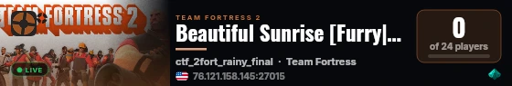 Beautiful Sunrise [Furry|ΘΔ] live status badge