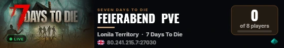 FEIERABEND  PVE live status badge