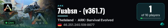 7uabsn - (v361.7) live status badge