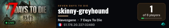 skinny-greyhound live status badge