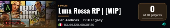 Luna Rossa RP | [WIP] live status badge