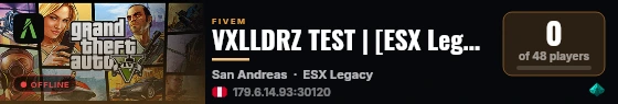 VXLLDRZ TEST | [ESX Legacy] live status badge