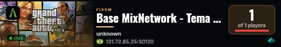 Base MixNetwork - Tema São Paulo live status badge