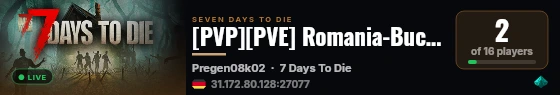 [PVP][PVE] Romania-Bucuresti live status badge