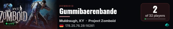Gummibaerenbande live status badge