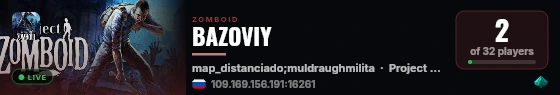 BAZOVIY live status badge