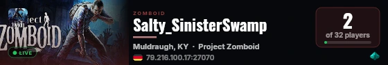 Salty_SinisterSwamp live status badge