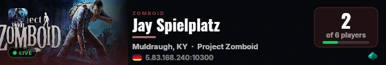 Jay Spielplatz live status badge