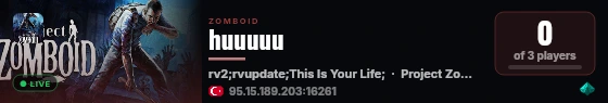 huuuuu live status badge
